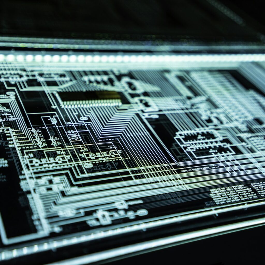 Cybersecurity concept on a computer screen
