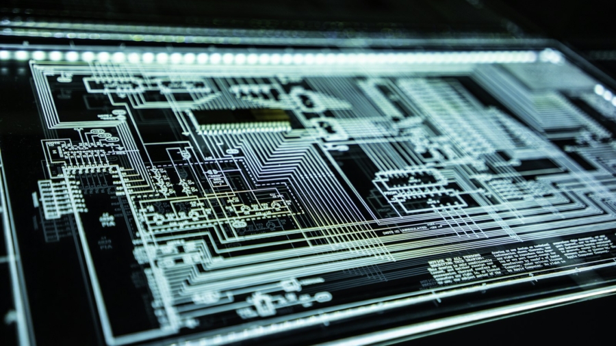 Cybersecurity concept on a computer screen