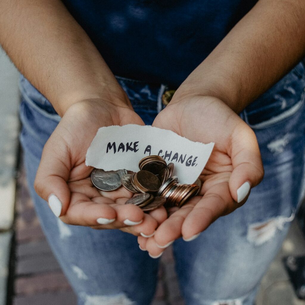 Donation and charity concept