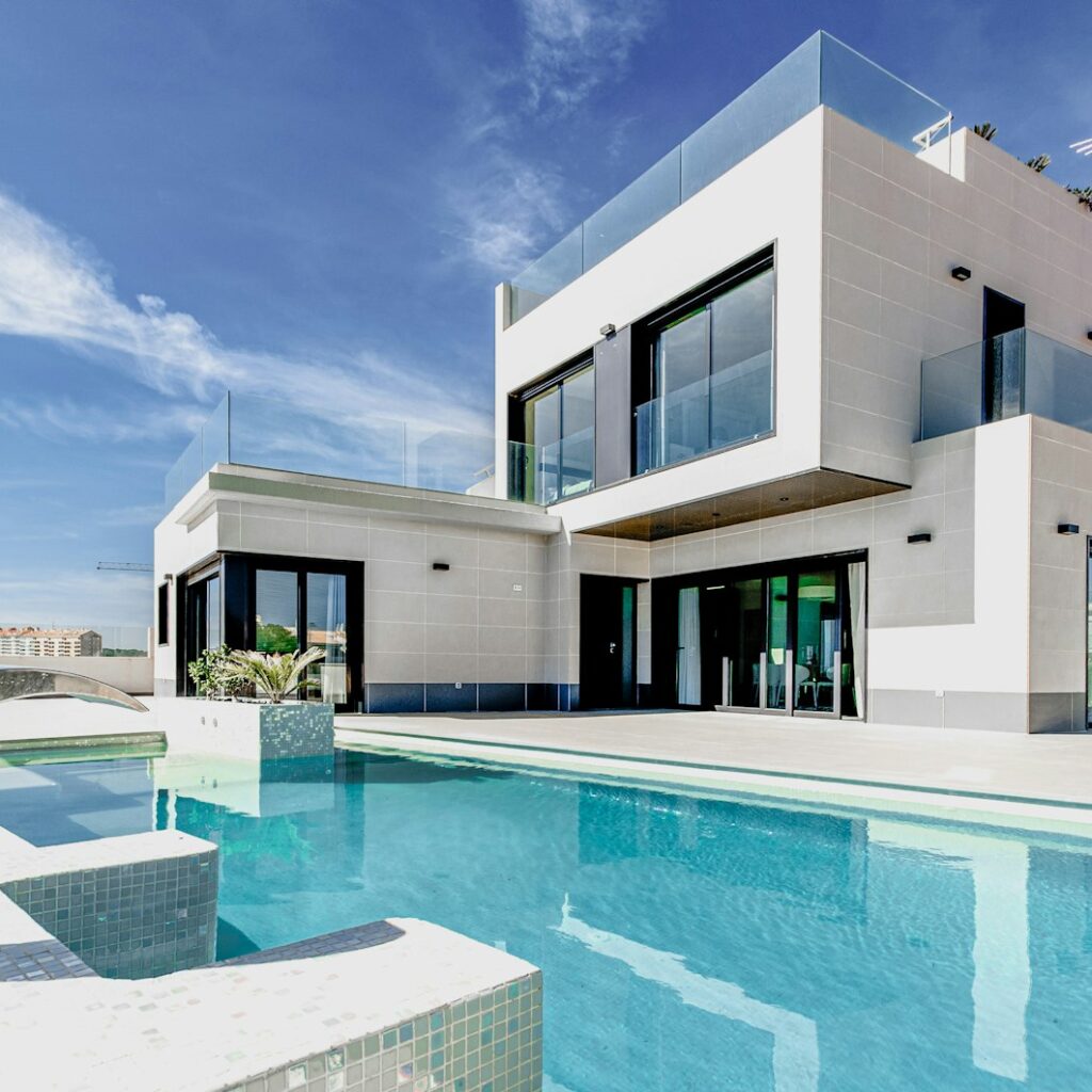 Property exterior presented online
