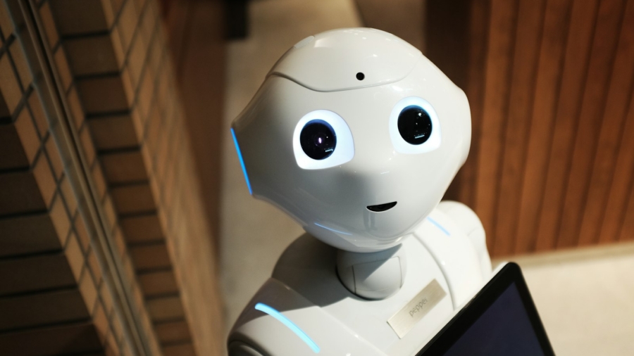 Robot representing artificial intelligence