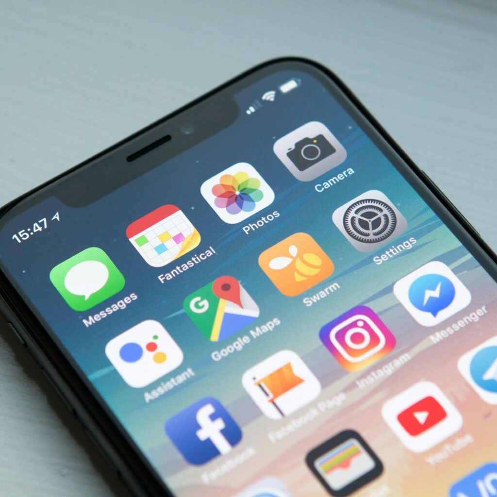 Smartphone used for business conversations