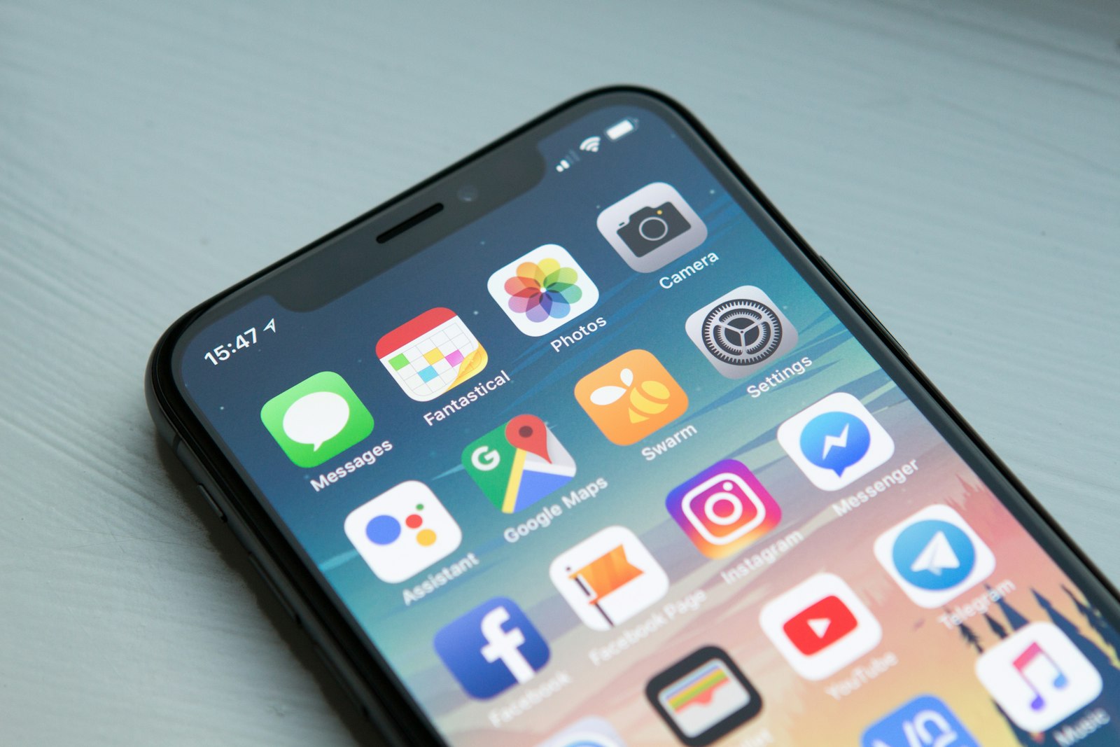 Smartphone used for mobile payments